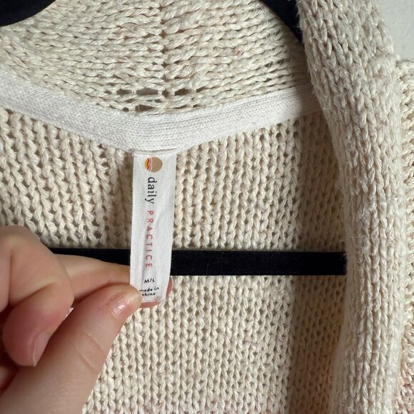 Anthropologie Women's Pink Multi Saturday/Sunday Betania Cardigan - Size M/L - Picture 4 of 5